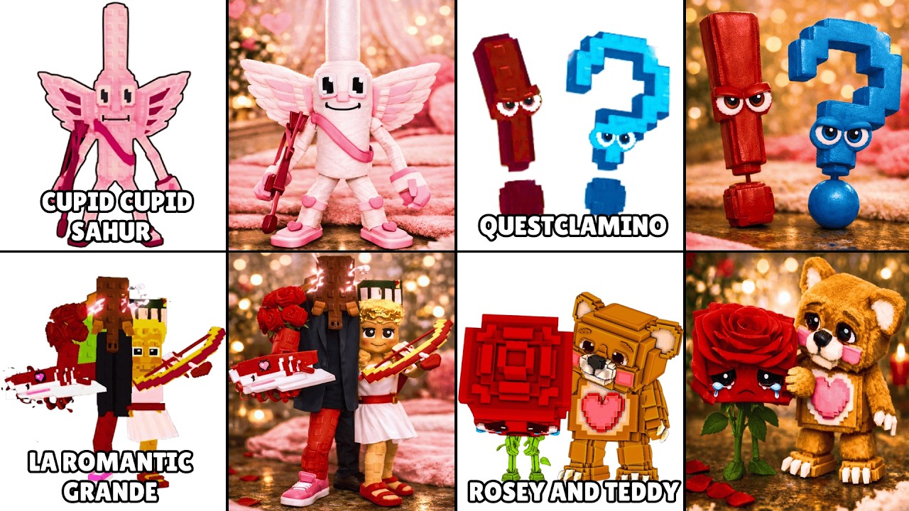 NEW VALENTINE'S DAY💝 UPDATE! All New Steal A Brainrot Characters vs Italian Brainrot