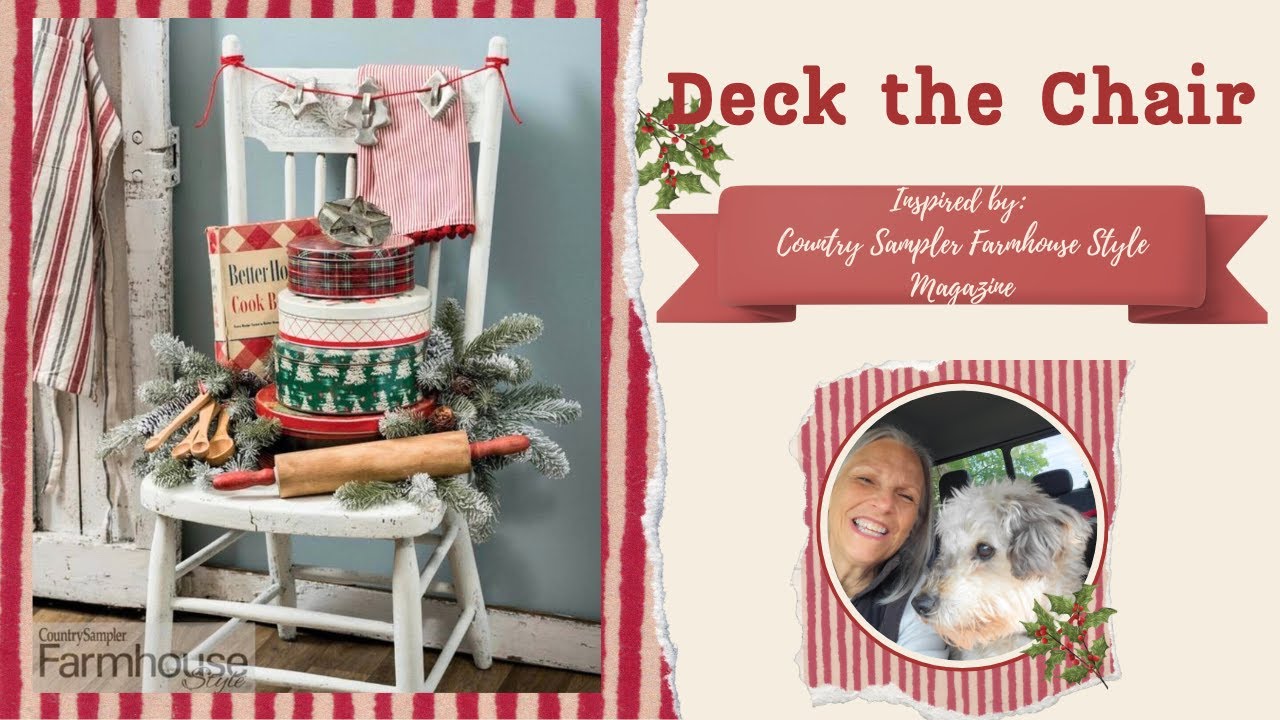 A Timeless Holiday Chair Dressing