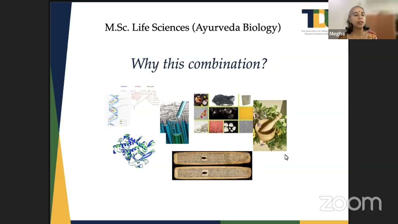 MSc Life Sciences (Ayurveda Biology): Info Webinar 28th Jun 2022