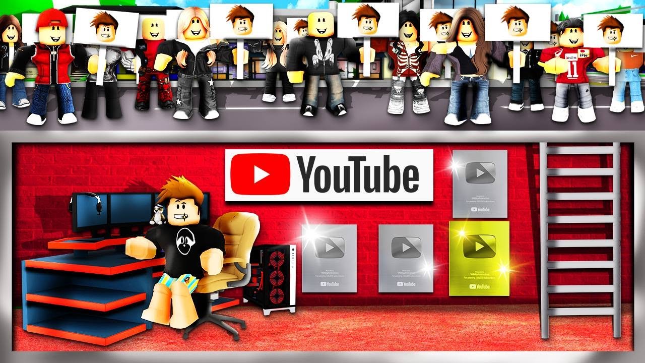 I Made YOUTUBE BUNKER In Brookhaven RP..