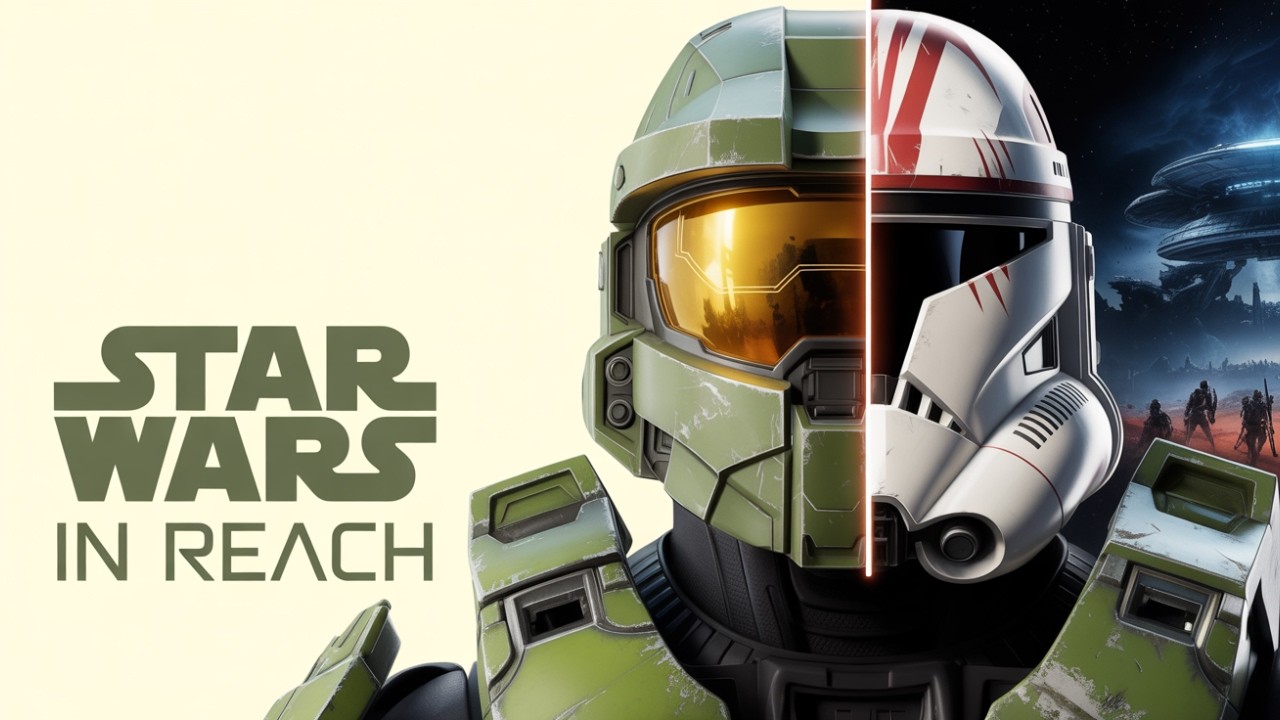 Игра Star Wars Battlefront только что была портирована на Halo Reach, и это невероятно...