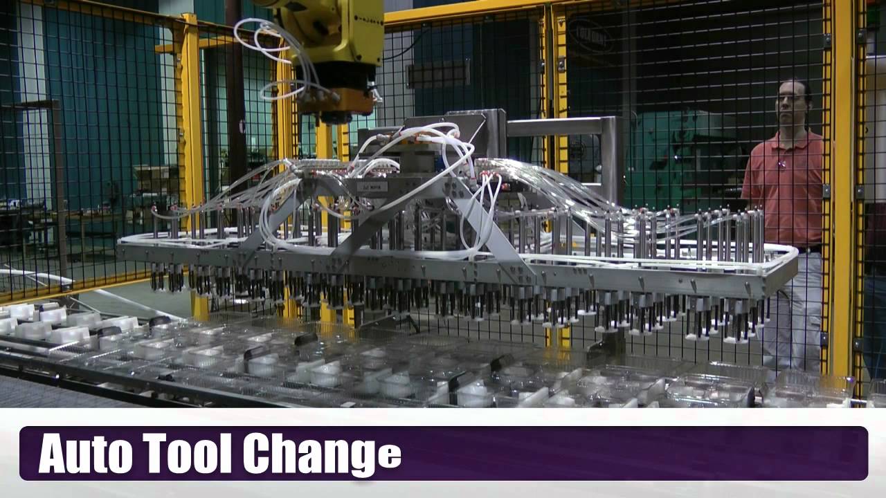 Robotic Muffin and Cupcake Depanner - Auto Tool Change