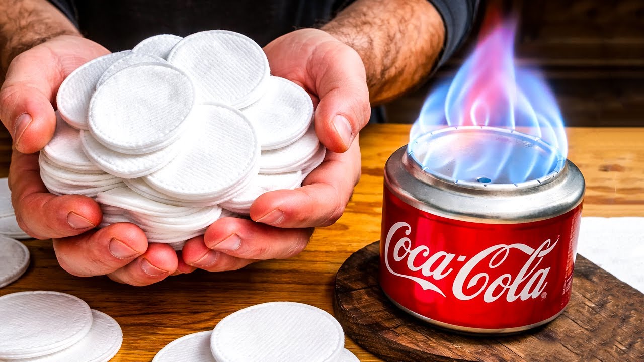 Warming with Cotton Pads and Alcohol | A Smart DIY Alcohol Stove for Winter Survival