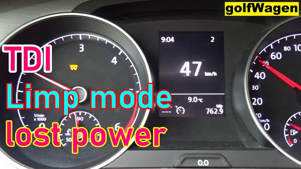 VW  Golf 7 1.6TDI Limp mode lost power P0299