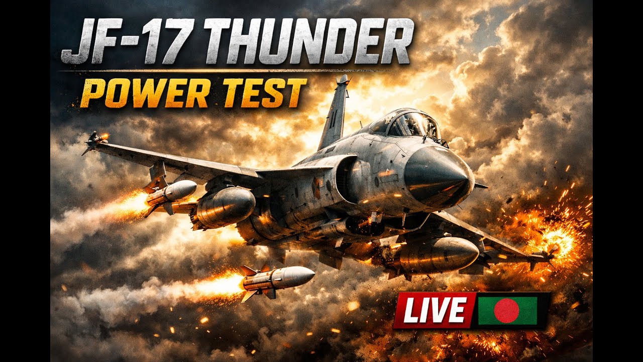 🇧🇩 JF-17 Thunder ফাইটারের পাওয়ার দেখব লাইভে ✈️🔥 | Metalstorm