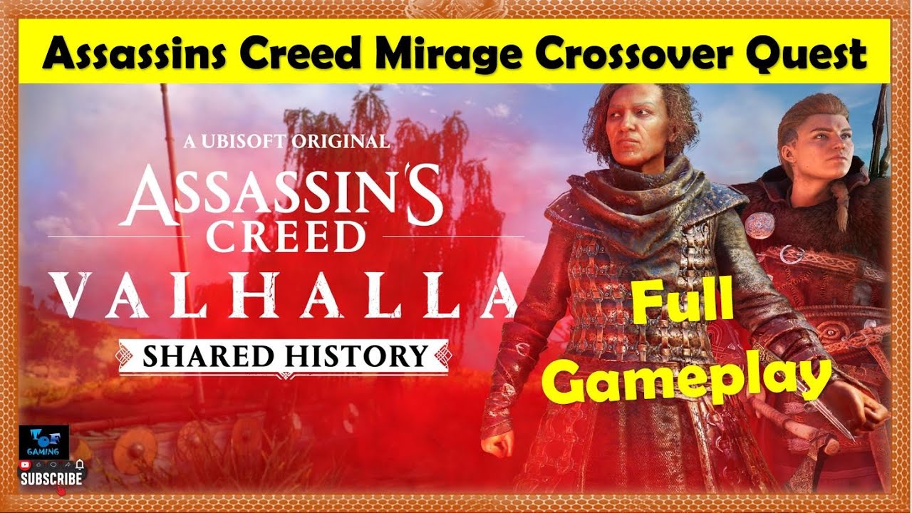 Assassins Creed Valhalla - Assassins Creed Mirage Crossover | Shared Memory Full Gameplay