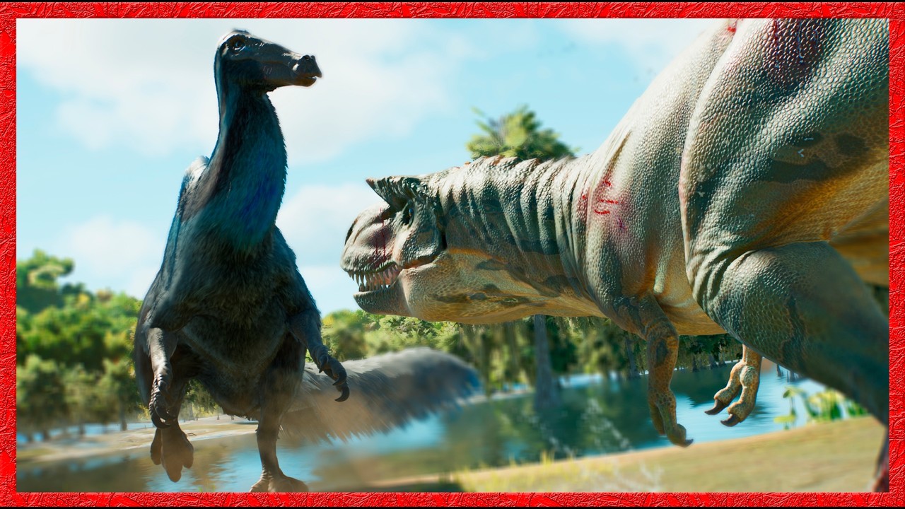 Albertosaurus VS Deinocheirus - Jurassic Clash | Jurassic World Evolution 3