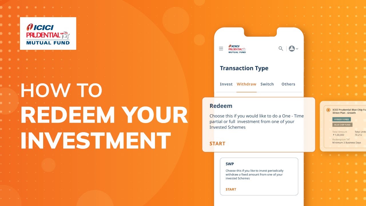 How to Redeem Investment on IPru MF Website | ICICI Prudential Mutual Fund Redemption Process