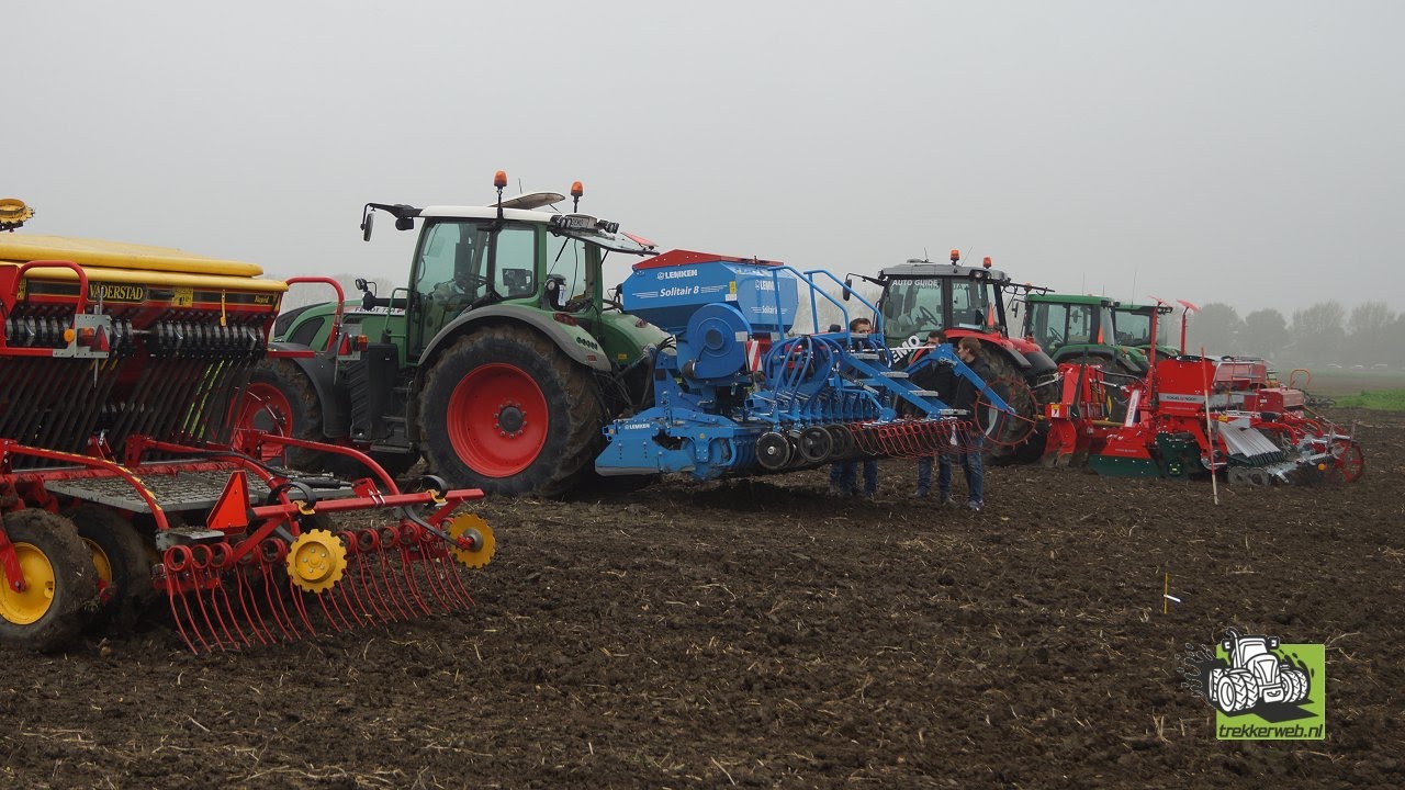Velddemonstratie zaaitechniek: Zaaitechniek bepaalt teeltsucces! Trekkerweb DLV Plant