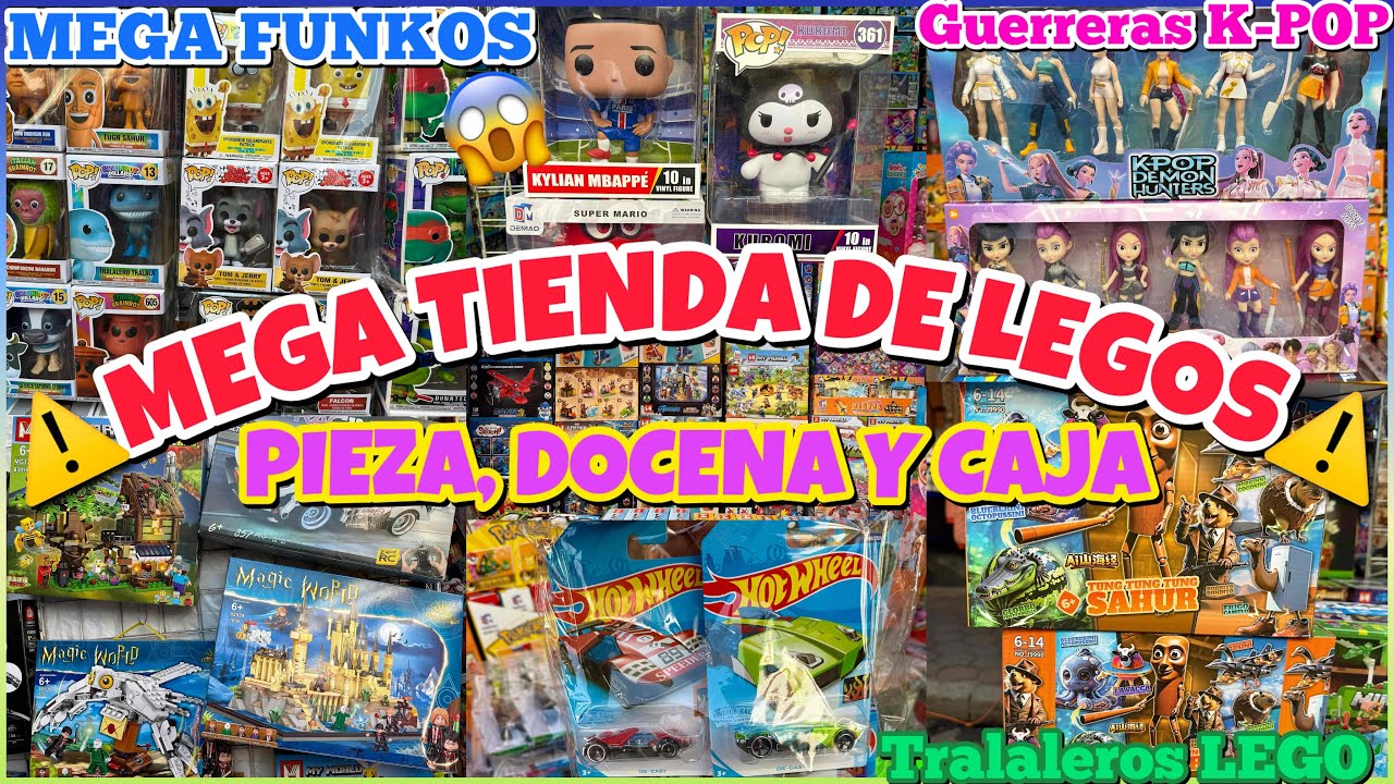 ⚠️MEGA TIENDA de LEGOS, FUNKOS Y HOT WHEELS ¡PIEZA, MAYOROE Y CAJA! 😱/INICIA TU NEGOCIO/ CENTRO CDMX