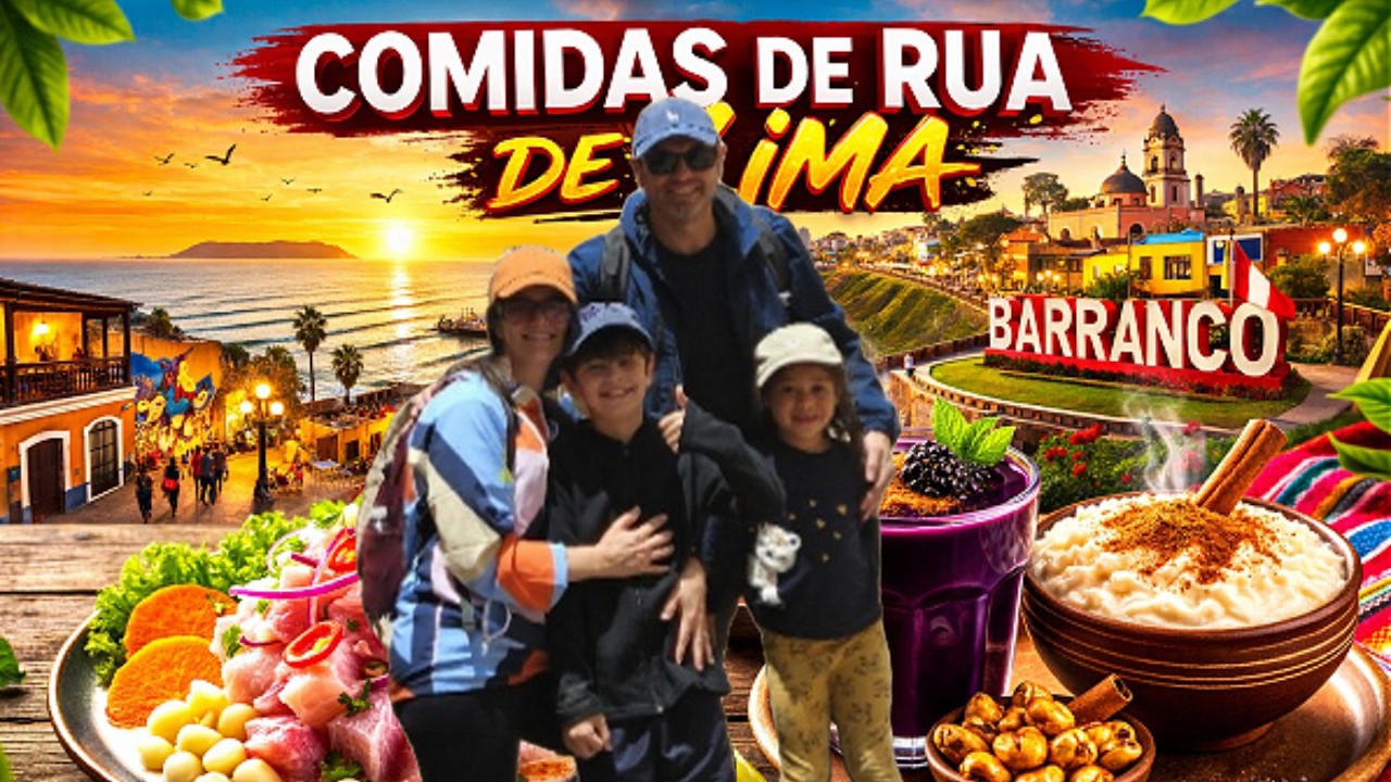 COMIDA DE RUA DE LIMA - PERU - BAIRRO BARRANCO - OCEANO PACÍFICO - TEMPORADA 03 - EPISÓDIO 03 T03E03