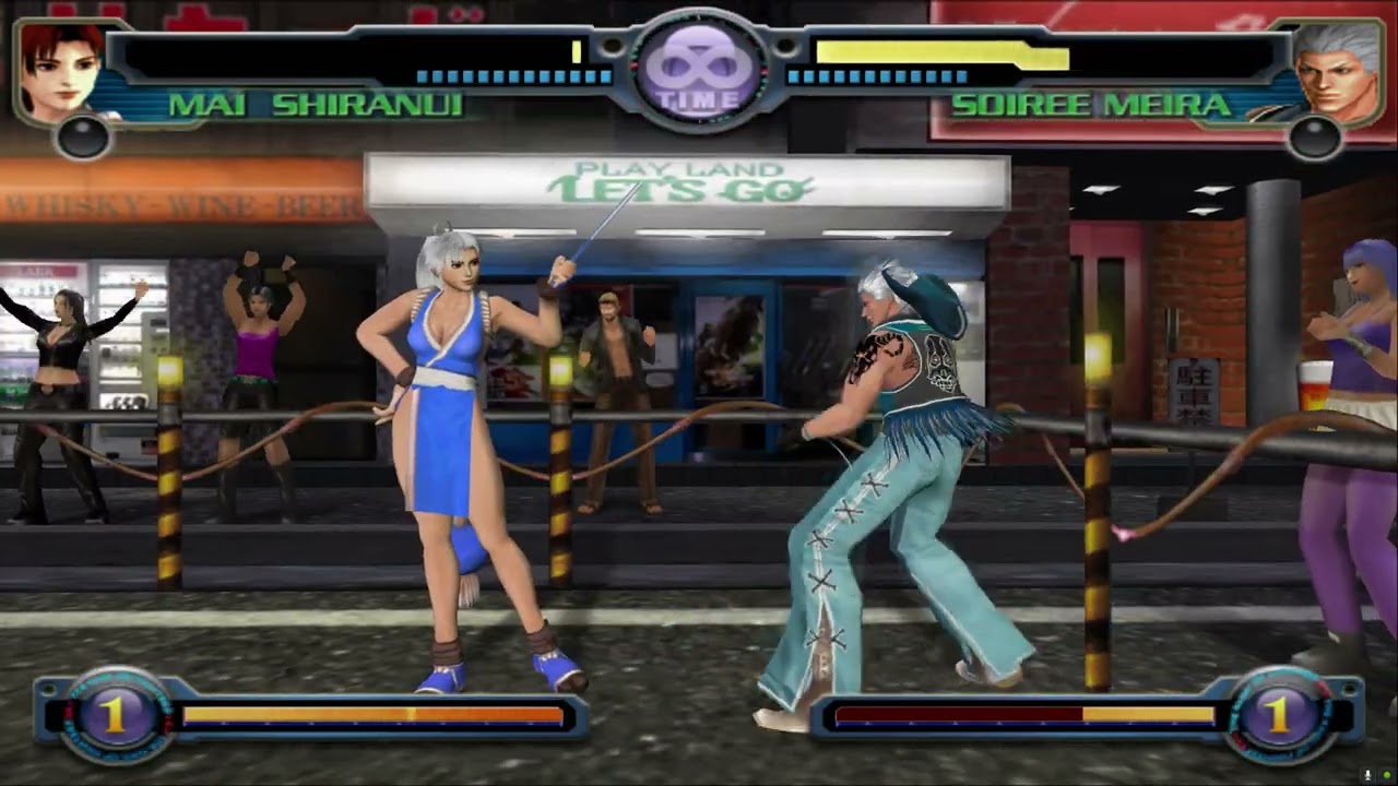 Mai vs Soiree (Maniac level) - KOF Maximum Impact [PCSX2]
