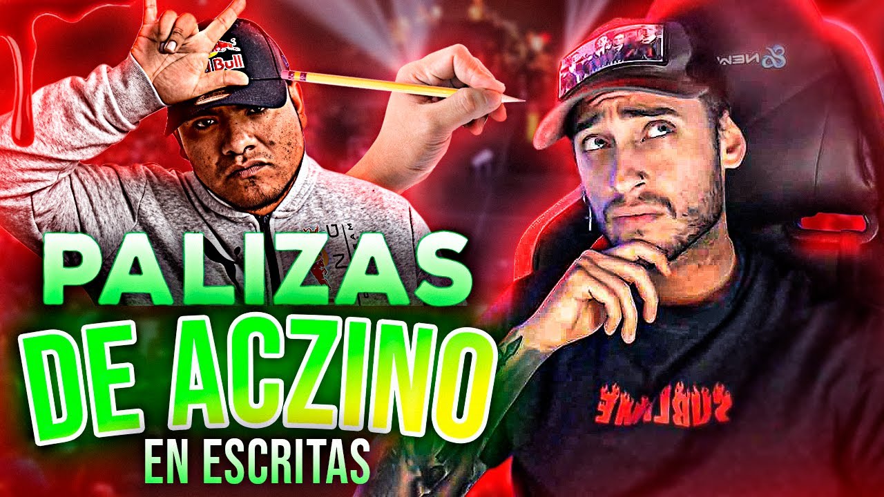 BLON REACCIONA A LAS MAYORES PALIZAS DE ACZINO EN BATALLAS ESCRITAS | EL GOAT 🐐 EN ESCRITAS TAMBIÉN