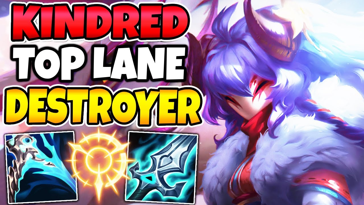 KINDRED TOP IS ABSOLUTELY BROKEN! INSANE DAMAGE (LANE DESTROYER)