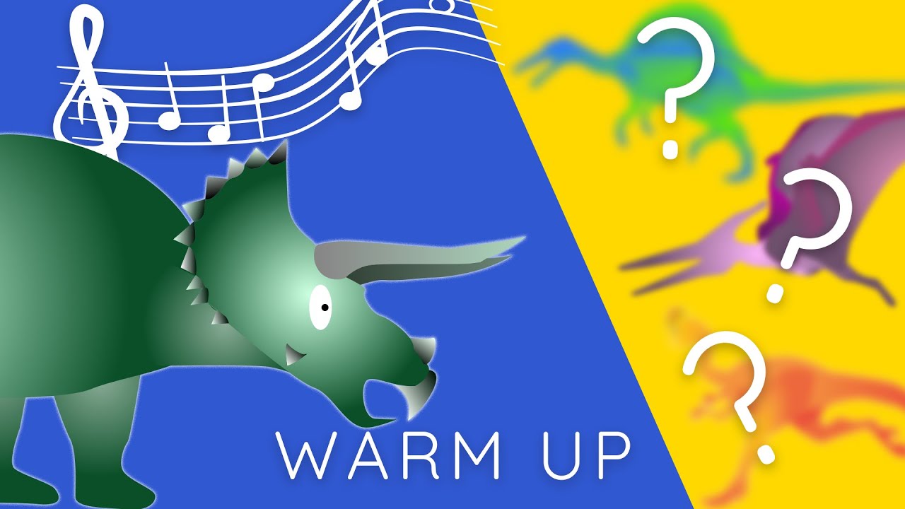 Dinosaur Vocal Warm Up | Singing exercises for kids