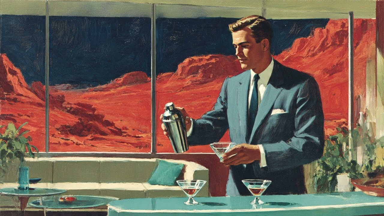 Cocktails On Mars: Space Age Bachelor Pad Music. Relaxing Background Instrumentals