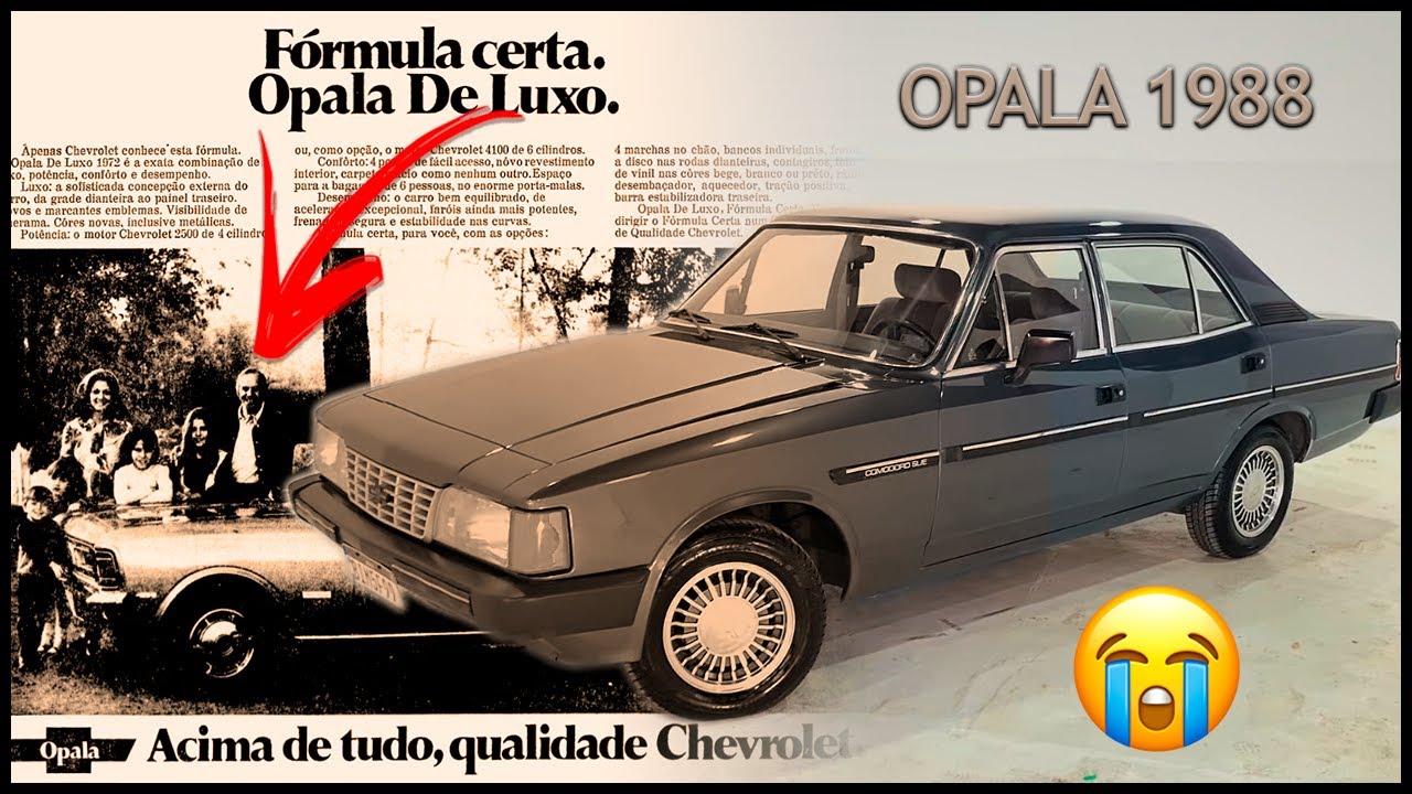 CULTURA AUTOMOTIVA  A DÉCADA PERDIDA - OPALA 1988