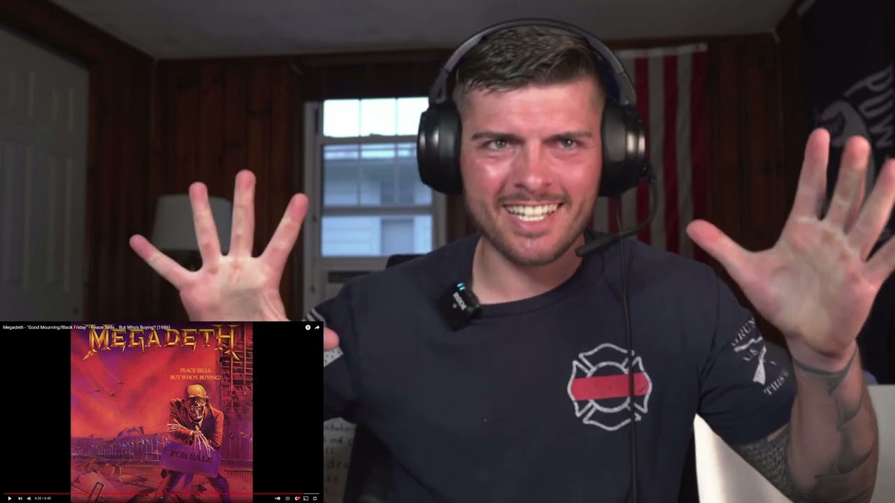 Megadeth - Good Mourning / Black Friday ( First Reaction )