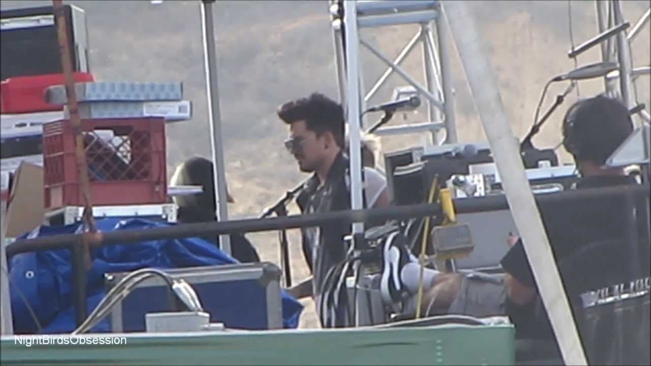 ADAM LAMBERT Soundcheck 