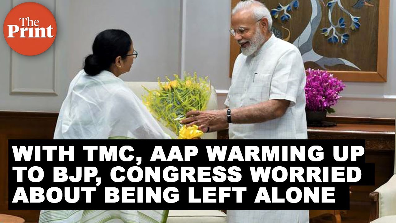 With opposition parties like TMC, AAP warming up to BJP, Cong worried about being left alone