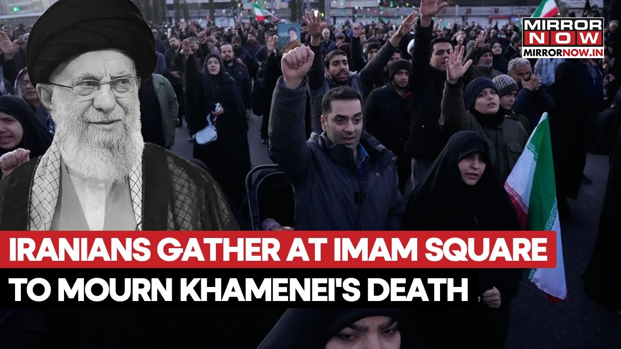 Iranians Gather At Isfashan's Imam Square To Mourn Khamenei's Death, Protests Against US Aggression