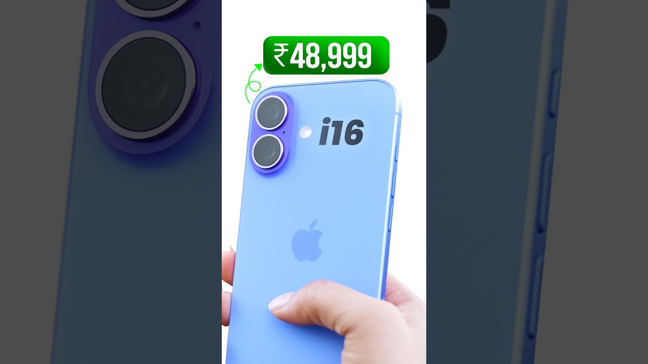 iPhone 16 Price in Big Billion Day 2025 🔥 #shorts