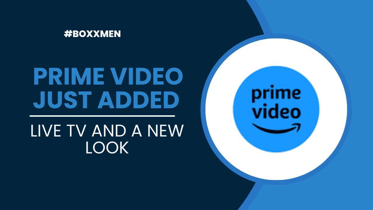 PRIME VIDEO ТОЛЬКО ЧТО ДОБАВИЛ ПРЯМОЕ ТЕЛЕВЕЩАНИЕ В НОВОМ ОБЛИКЕ