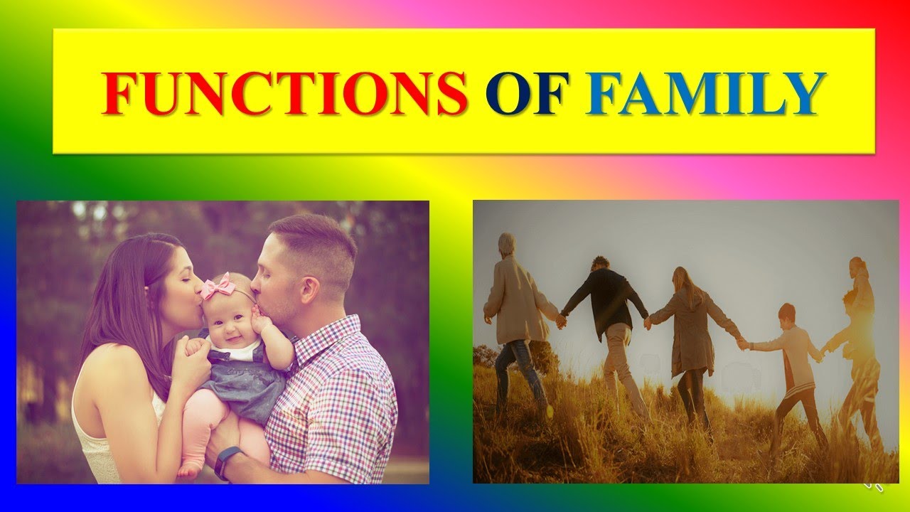 FUNCTIONS OF FAMILY  - Sociology