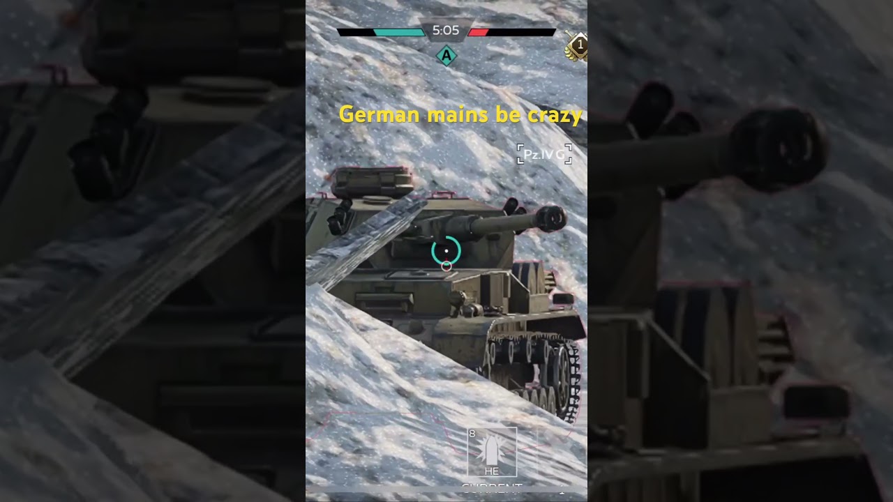 German mains seriously can&rsquo;t see | #warthunder #warthundermobilegameplay #warthundermobile ￼