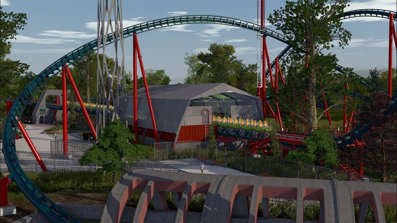 Aero Strike - NoLimits 2 (Vekoma Hyper Coaster)