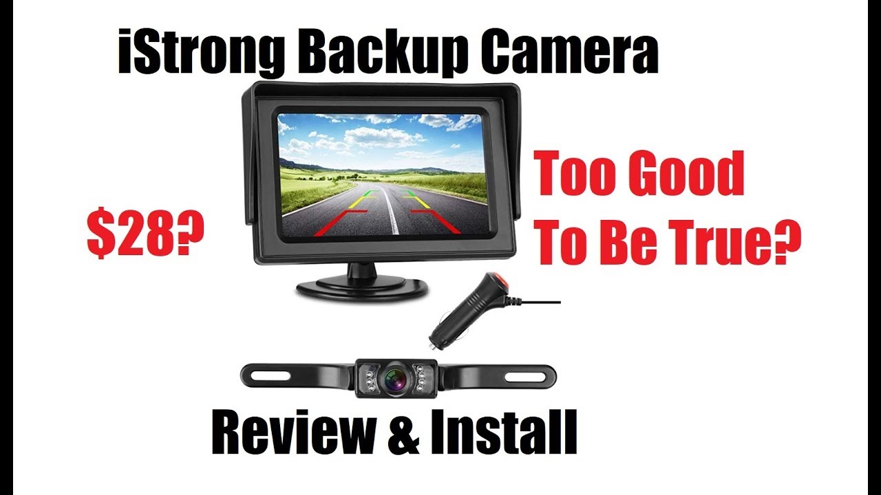 iStrong $28 Backup Camera Install & Review