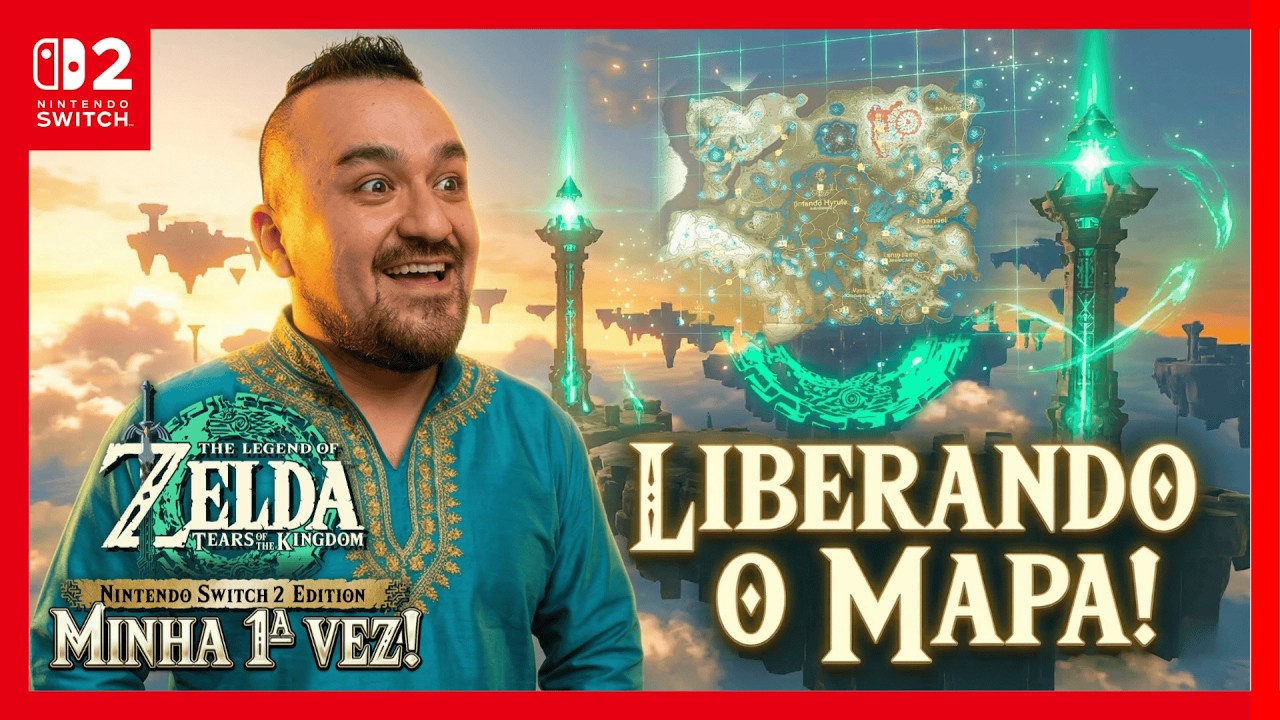 🔴 BORA ABRIR ESSE MAPA NO ZELDA TOTK | GAMEPLAY NO SWITCH 2