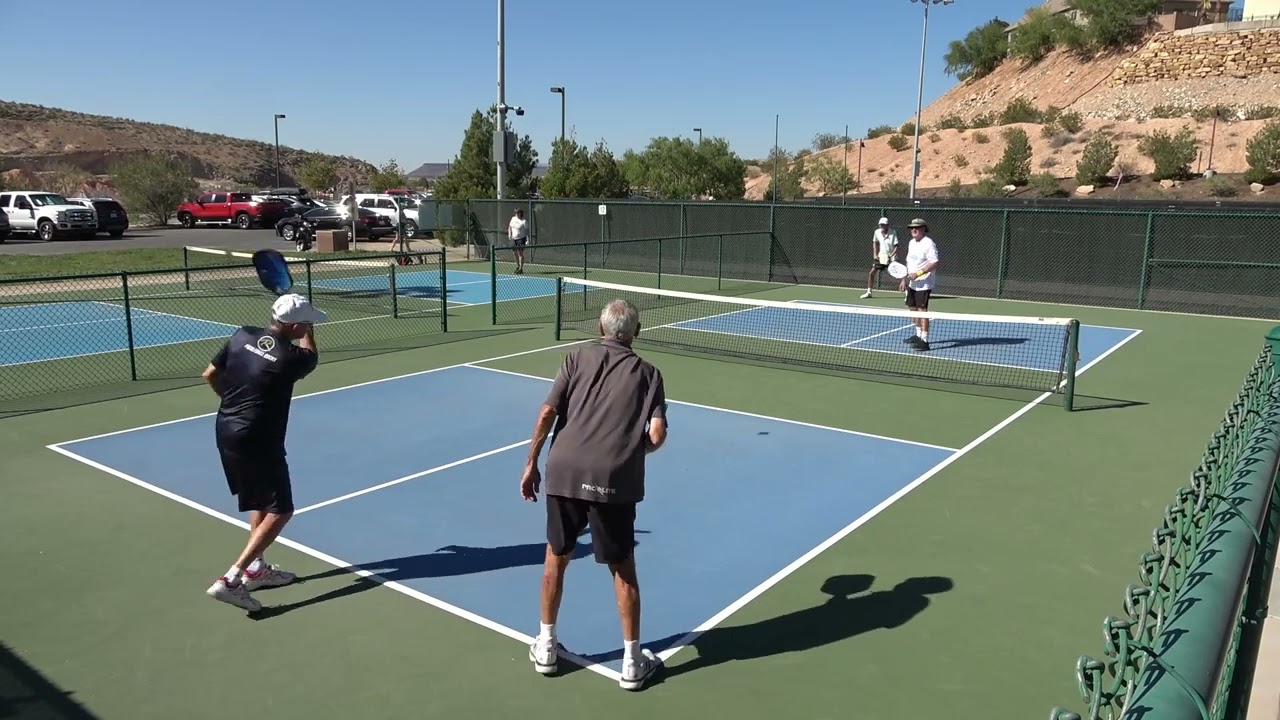 Huntsman Games: Mens Doubles Skill Group 4.5/5.0 65/70+ Friedenberg/Hackenberg vs Deller/Boyd