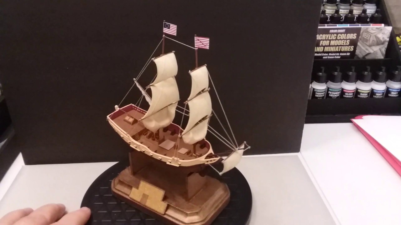 Plastic Model Sailing Ship Builds 3 Seperate Ships