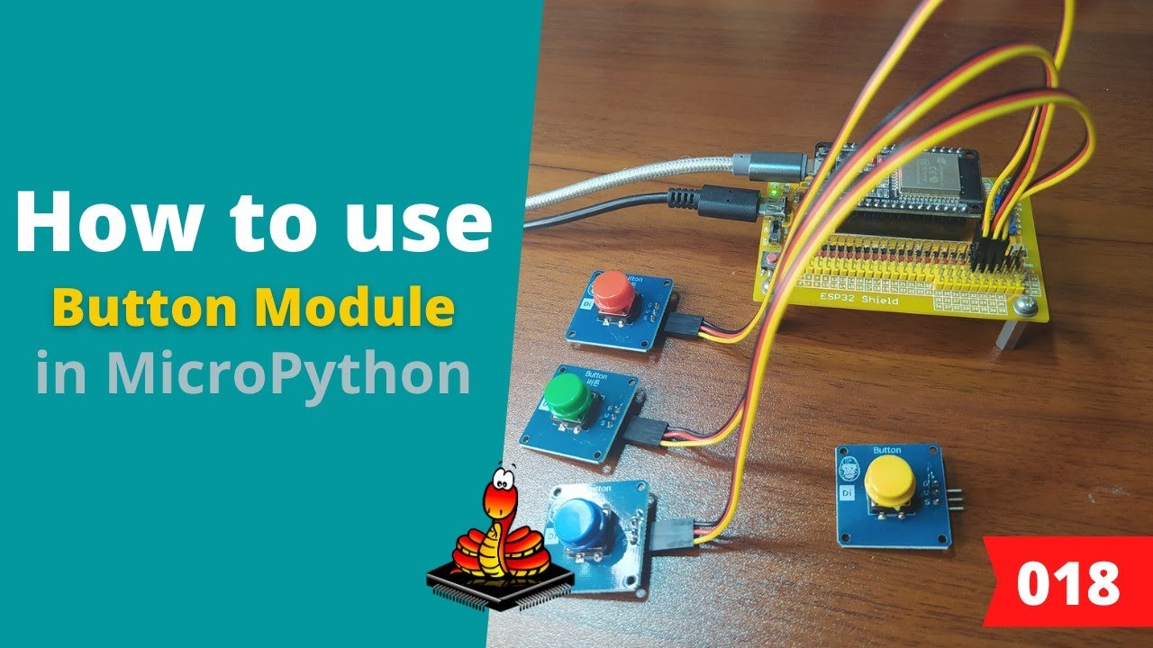 018 - MicroPython TechNotes: Buttons | Reading an Input
