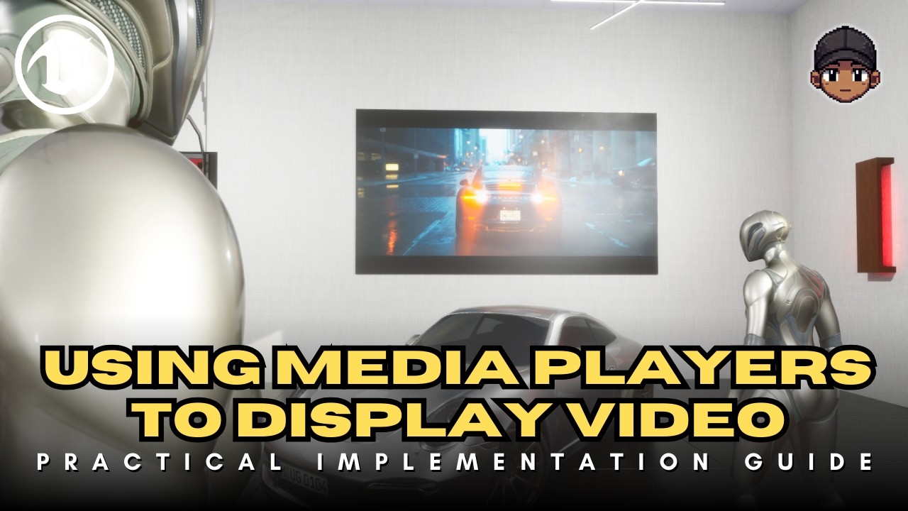 How to Play Videos on Screens in Unreal Engine 5 (Media Player Tutorial)