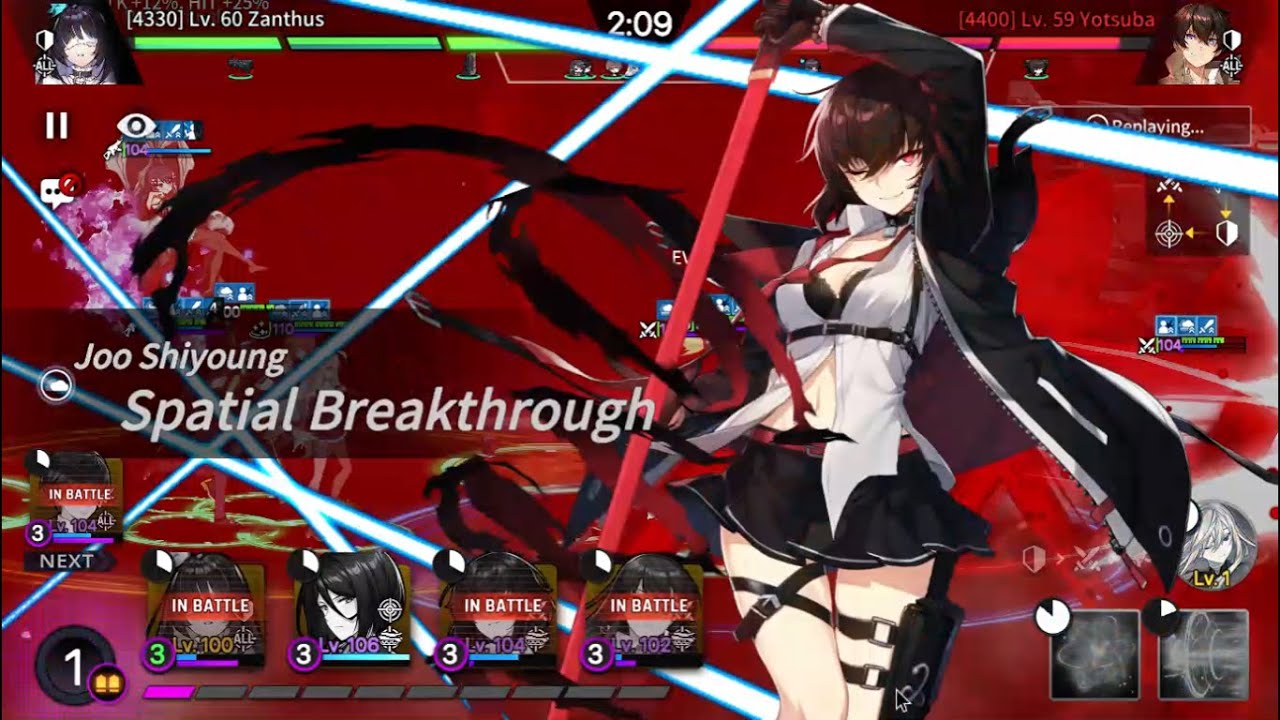 CounterSide: Eating unproperly geared lv110A.Na Yubin for breakfast (no awakened unit/diamond 2 PVP)