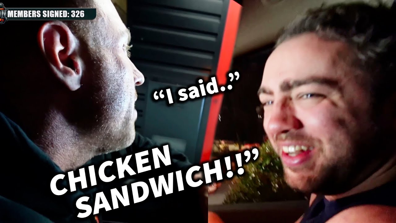Кнут заказывает еду, и Мизкиф плачет от смеха.