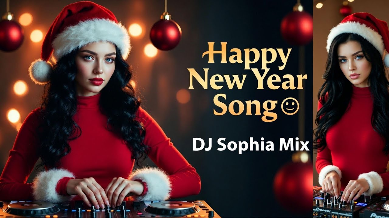 Happy New Year Song 🥳 DJ Sophia Mix - Official New Party Music - Multi Language  