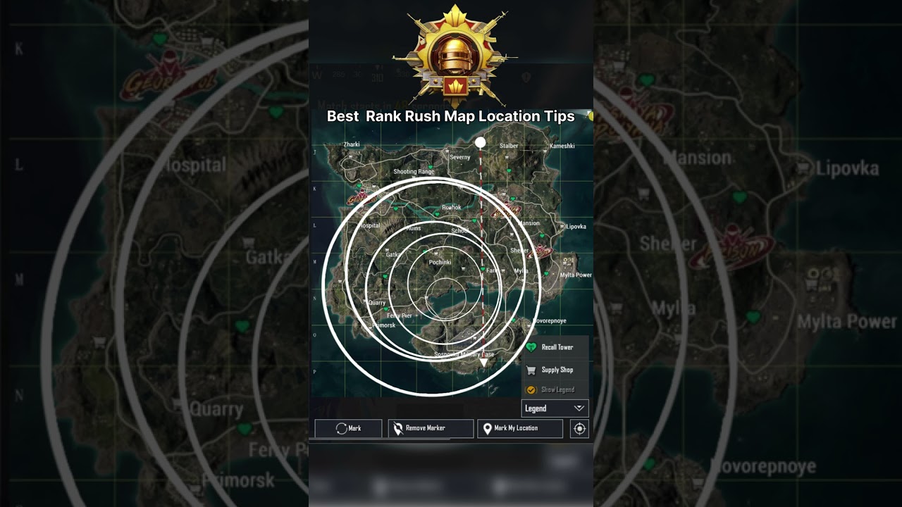 Best rank push map location tips #pubgmobile #bgmi #pubg #conqueror