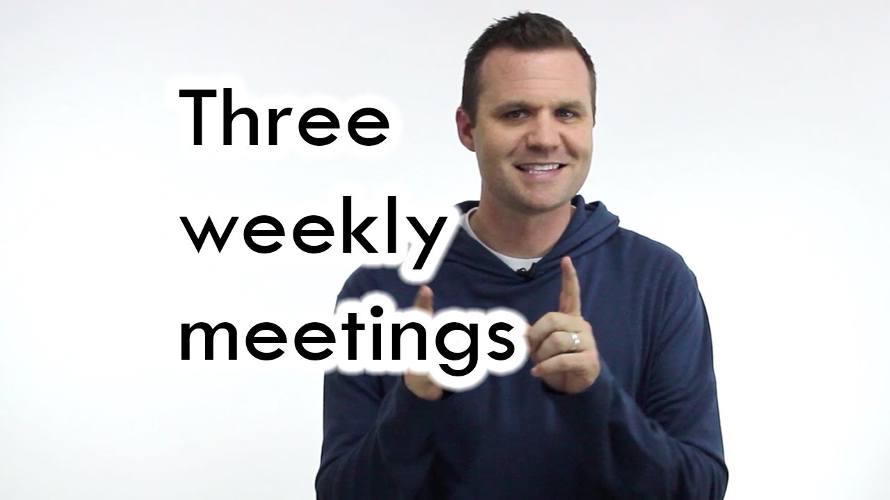 3 weekly family meetings