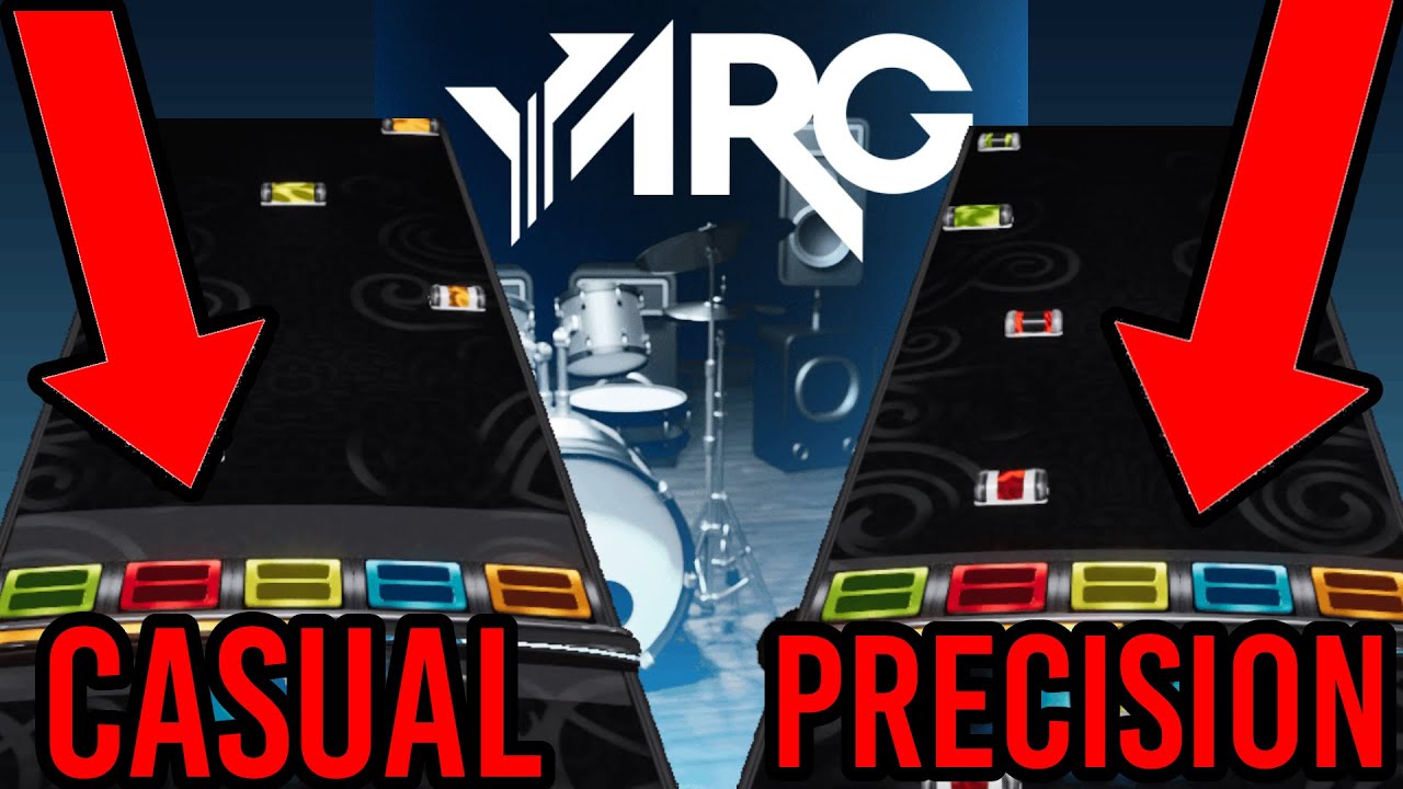 YARG - Casual VS. Precision Mode (Side By Side)