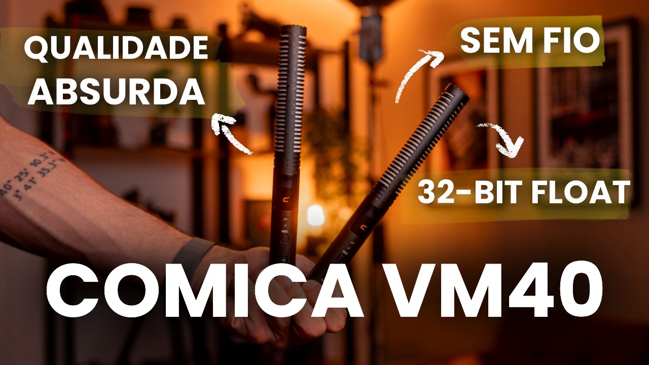 Comica VM40: O Melhor Microfone Sem Fio com 32-BIT que Já Testei!