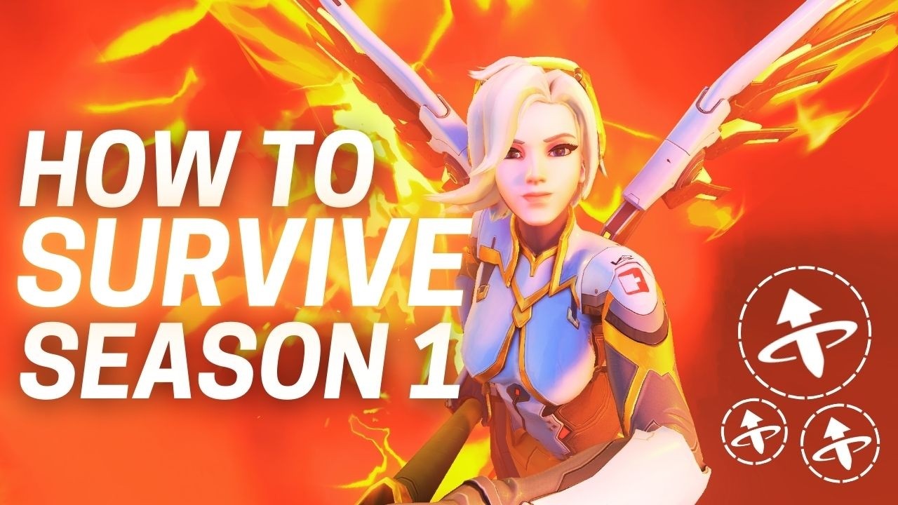 trying to SURVIVE as Mercy in Overwatch Season 1