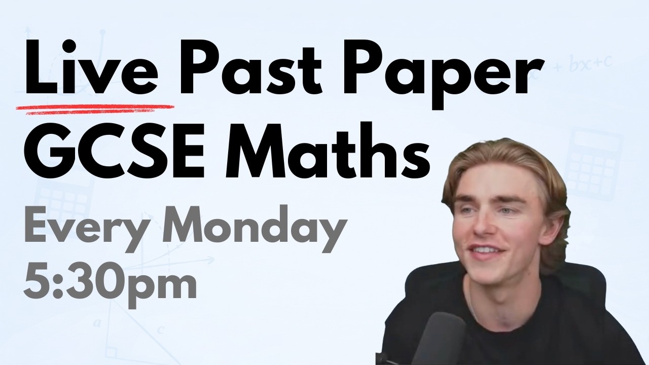 Live GCSE Maths Past Paper