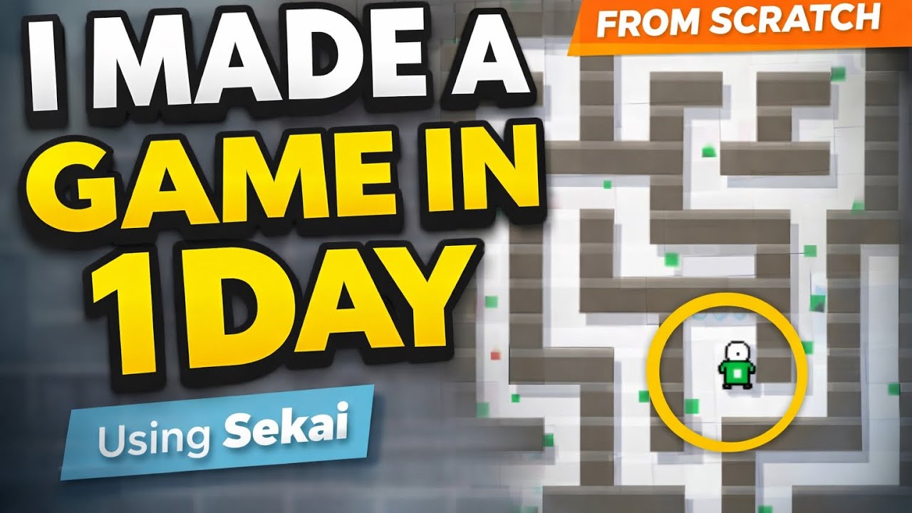 I Created a Maze Escape Game Using Sekai (Day 1)