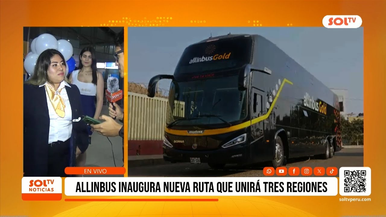 NUEVA RUTA DE ALLINBUS: CARAZ – HUARAZ – TRUJILLO – CHICLAYO