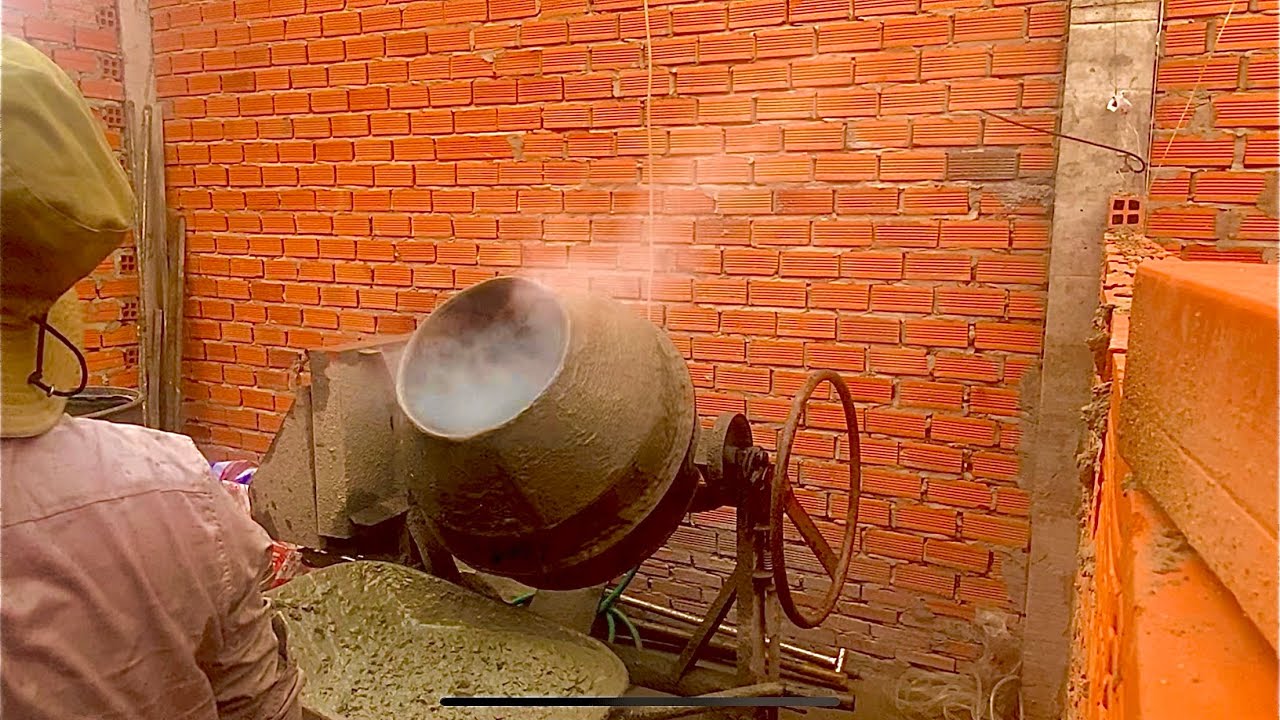 How to Operate Mini Concrete Mixer | Contructiontips P1