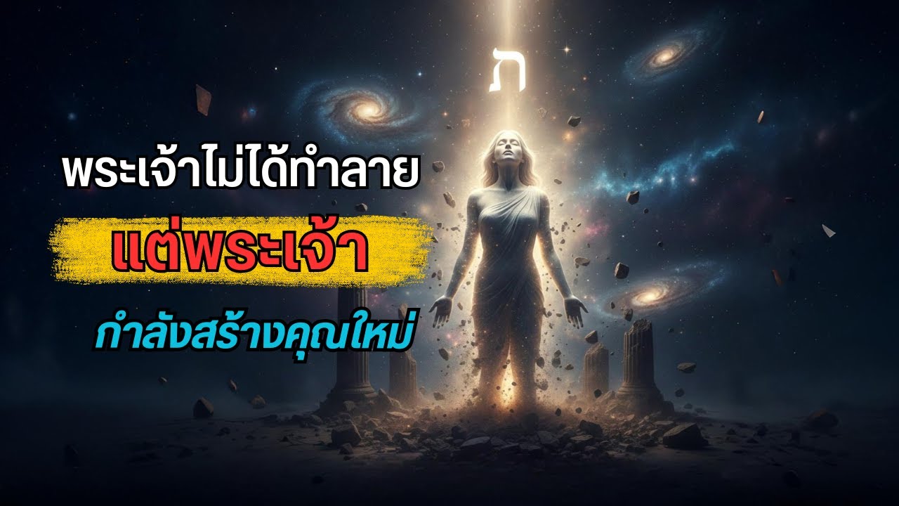 พระเจ้าไม่ได้ทำลาย แต่พระเจ้ากำลังสร้างคุณใหม่  #จิตวิญญาณ #ผู้ถูกเลือก #motivation