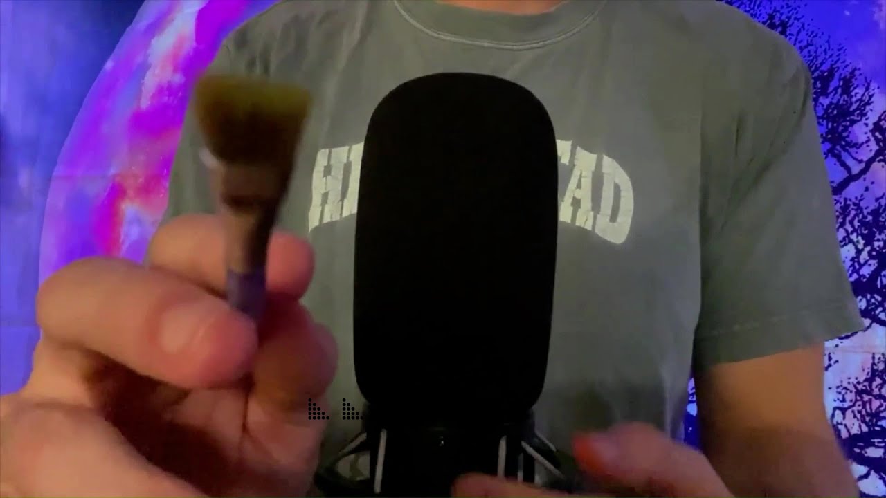 ASMR | Calming Hand Movements With Mouth Sounds (With Bonus Camera Brushing!)